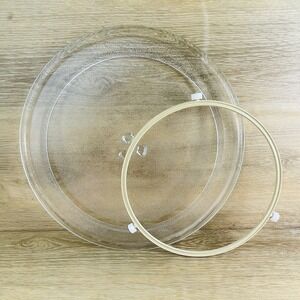 Frigidaire Microwave 12 3/8" Glass Plate & Turntable Ring OEM Replacement Part